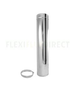100mm Twin Wall Insulated Flue Pipe – 500mm Length - Salamander Stoves
