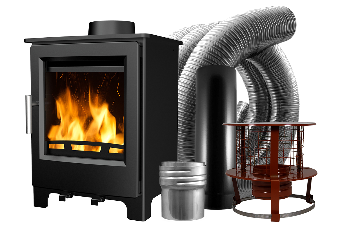 How to Install a Stove Pipe on a Wood Burner - Trade Price Flues