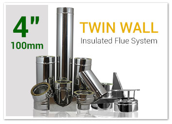 4 inch stainless steel twin wall