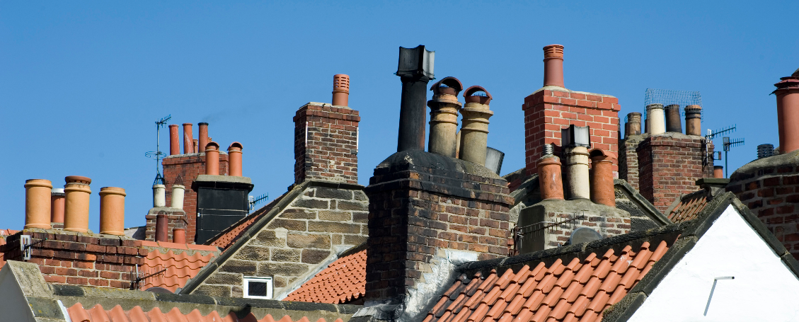 rooftop chimneys